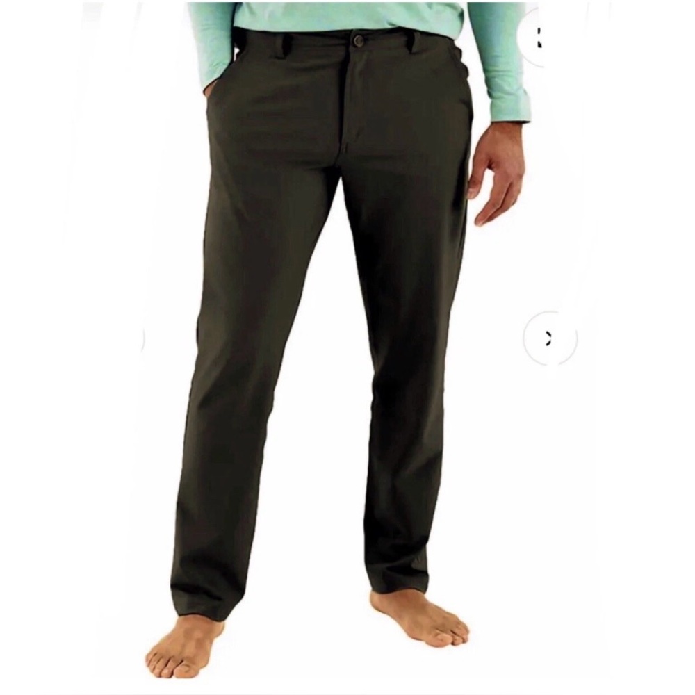 Free Fly Nomad Pants Mens 40X32 Performance UPF 50+ Olive-Brown Outdoor Hiking